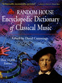 Copertina di Random House Encyclopedic Dictionary of Classical Music