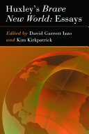 Copertina di Huxley's Brave New World: Essays