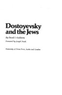 Copertina di Dostoyevsky and the Jews