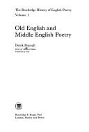 Copertina di Old English and Middle English Poetry