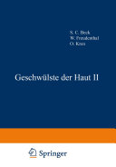 Copertina di Geschwülste der Haut 2