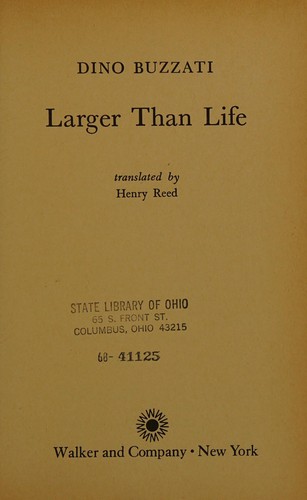 Copertina di Larger than life