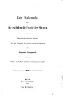 Copertina di Der Kalewala