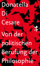 Copertina di Von der politischen Berufung der Philosophie
