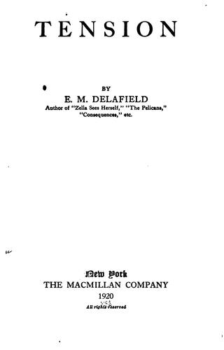 Copertina di Tension