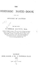 Copertina di The Historic Note-book, with an Appendix of Battles