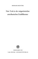 Copertina di New York in der zeitgenössischen amerikanischen Erzählliteratur
