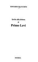 Copertina di Invito alla lettura di Primo Levi