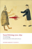 Copertina di Travel Writing 1700-1830