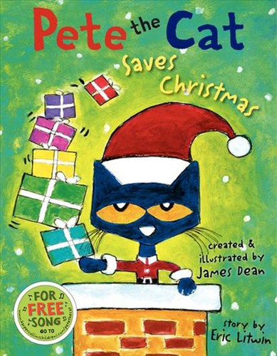Copertina di Pete the Cat Saves Christmas
