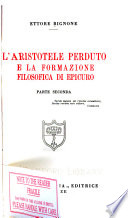 Copertina di L'Aristotele perduto e la formazione filosofica di Epicuro