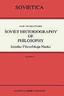 Copertina di Soviet Historiography of Philosophy