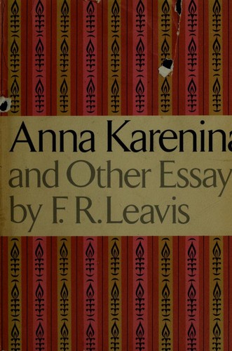 Copertina di Anna Karenina and other essays