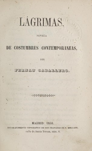 Copertina di Lágrimas