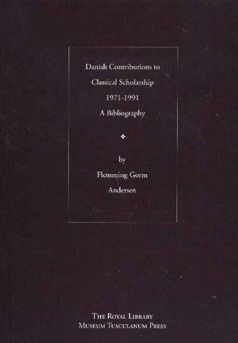 Copertina di Danish Contributions To Classical Scholarship 1971-1991