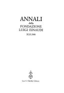 Copertina di Annali della Fondazione Luigi Einaudi