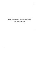 Copertina di The Applied Psychology of Reading