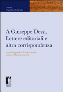 Copertina di A Giuseppe Dessì