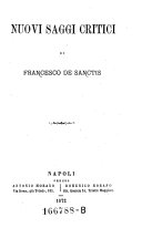 Copertina di Saggi critici