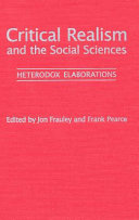 Copertina di Critical Realism and the Social Sciences