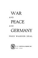 Copertina di War and Peace and Germany