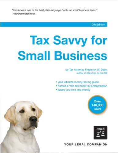 Copertina di Tax savvy for small business