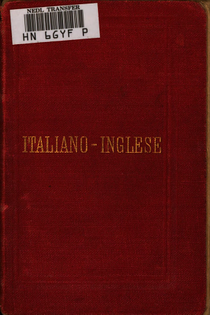 Copertina di Nuovo dizionario portatile italiano-inglese e inglese-ìtaliano