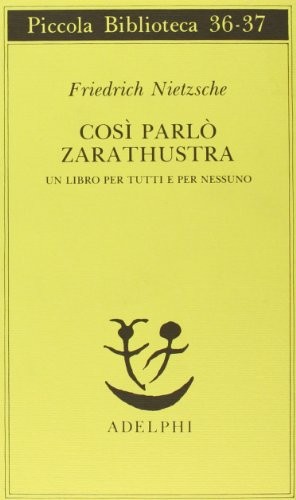 Copertina di Così parlò Zarathustra
