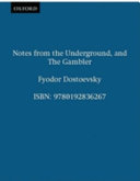 Copertina di Notes from the Underground, and The Gambler