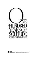 Copertina di One Hundred Years of Solitude