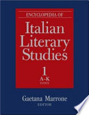 Copertina di Encyclopedia of Italian Literary Studies: A-J