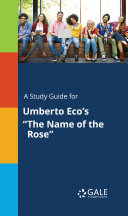 Copertina di A Study Guide for Umberto Eco's "The Name of the Rose"