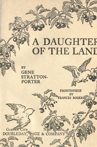 Copertina di A Daughter of the Land