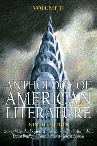 Copertina di Anthology of American Literature Volume II (Anthology of American Literature)