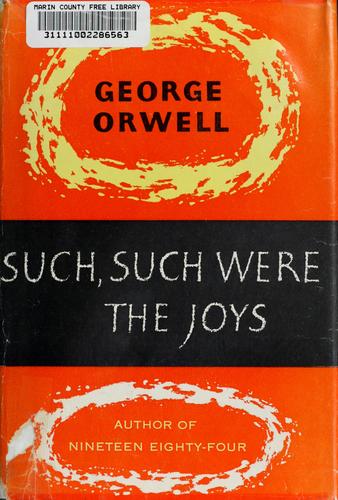 Copertina di Such, Such Were the Joys