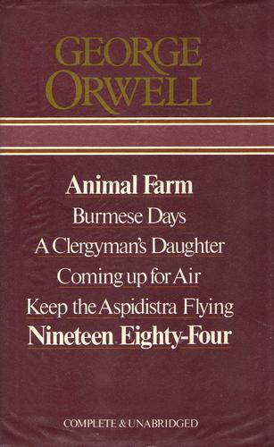 Copertina di Novels (Animal Farm / Burmese Days / Clergyman's Daughter / Coming Up for Air / Keep the Aspidistra Flying / Nineteen Eighty-Four)