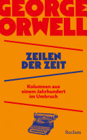 Copertina di Zeilen der Zeit. Kolumnen aus einem Jahrhundert im Umbruch