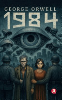 Copertina di 1984. Ein dystopischer Roman. George Orwell