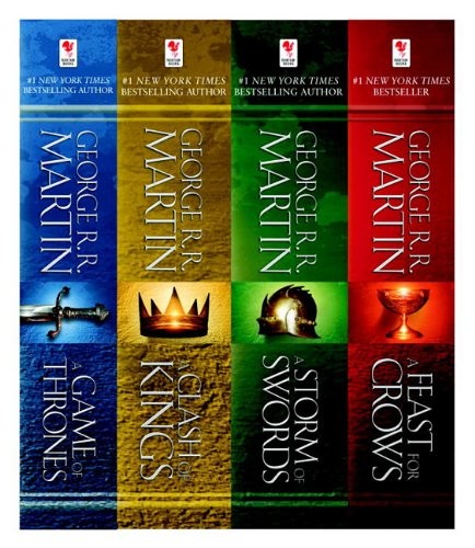 Copertina di A Game of Thrones / A Clash of Kings / A Storm of Swords / A Feast for Crows