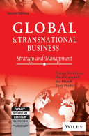 Copertina di Global And Transnational Business Strategy And Management 2Nd Edition