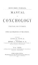 Copertina di Manual of Conchology