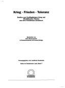 Copertina di Krieg, Frieden, Toleranz: Quellen zum Dreissigjährigen Krieg und Westfälischen Frieden aus dem Fürstbistum Osnabrück (Kultur im Osnabrücker Land) (German Edition)