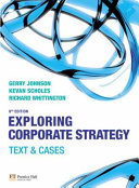 Copertina di Exploring Corporate Strategy