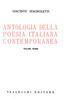 Copertina di Antologia della Poesia italiana contemporanea