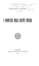 Copertina di I romanzi dell'abate Chiari