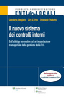 Copertina di Il nuovo sistema dei controlli interni