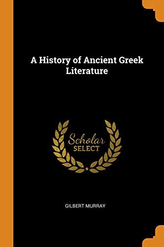 Copertina di A History of Ancient Greek Literature