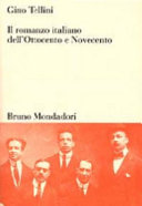 Copertina di Il romanzo italiano dell'Ottocento e Novecento