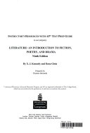 Copertina di Literature an Introduction to Fiction, Poetry, and Drama