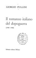 Copertina di Il romanzo italiano del dopoguerra (1940-1960).